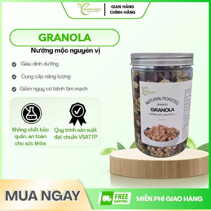 Granola 10% yến mạch