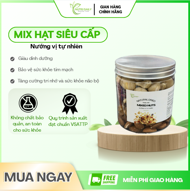 Mix hạt tổng hợp siêu cấp