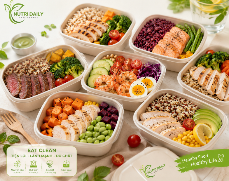 thuc don eat clean 7 ngay