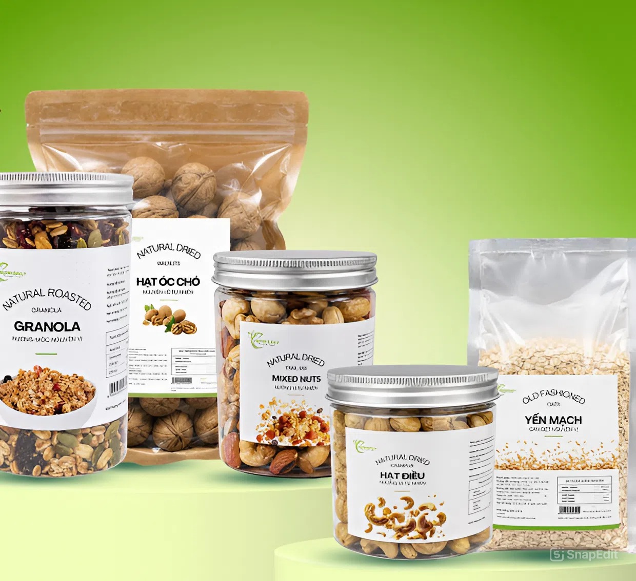 san pham Thuc don healthy ket hop hat dinh duong